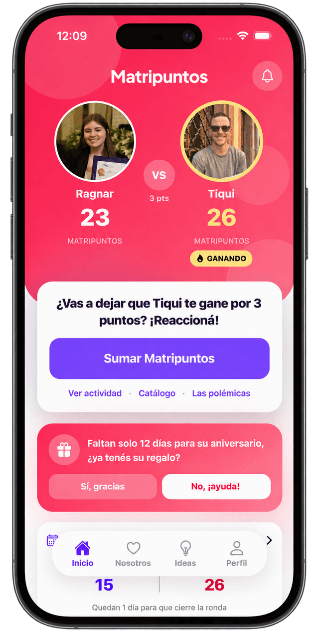 Puntos y ranking semanal